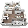 Spruce Floor Plan Spruce Floor Plan at Union Heights Apartments, Colorado, 80918